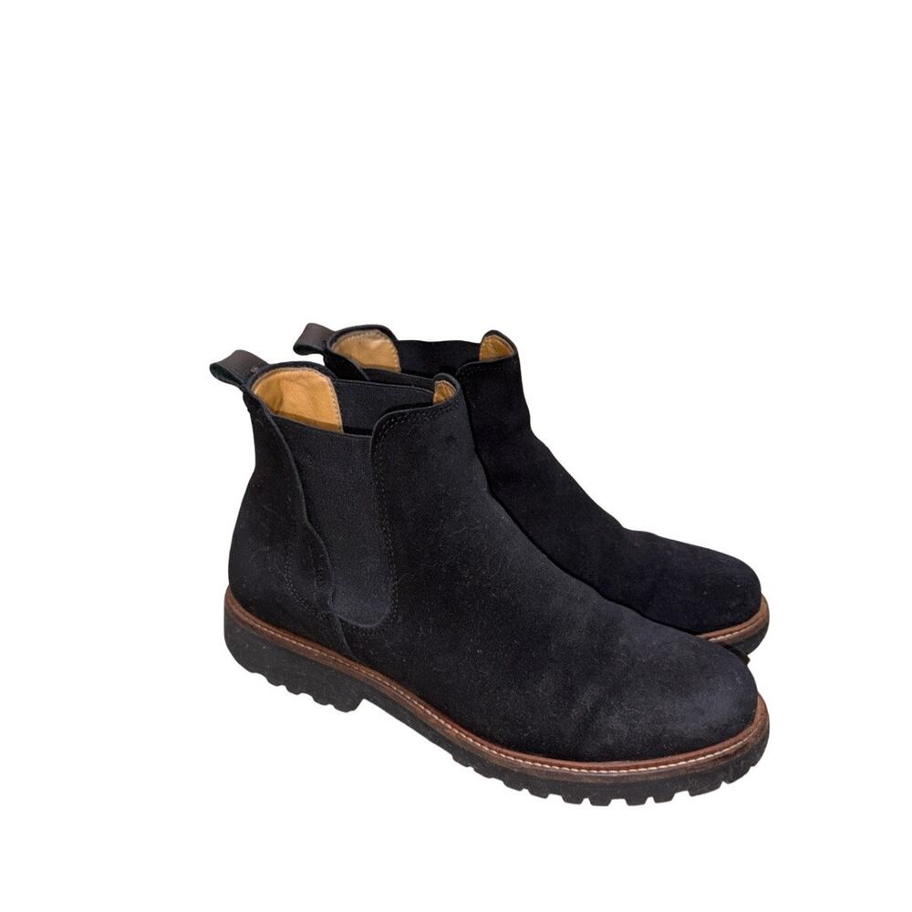 Samuel Hubbard Black Suede Chelsea Ankle Boots Size: US 9.5 Women's